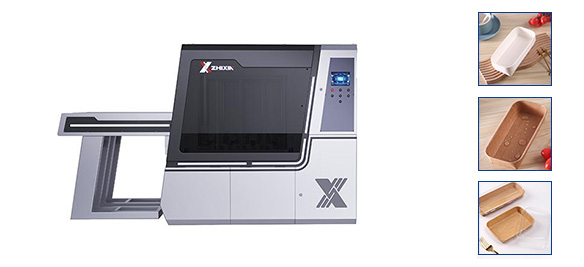 Machine de formage de boîtes d'emballage alimentaire ZX-800 avec fonction de gaufrage